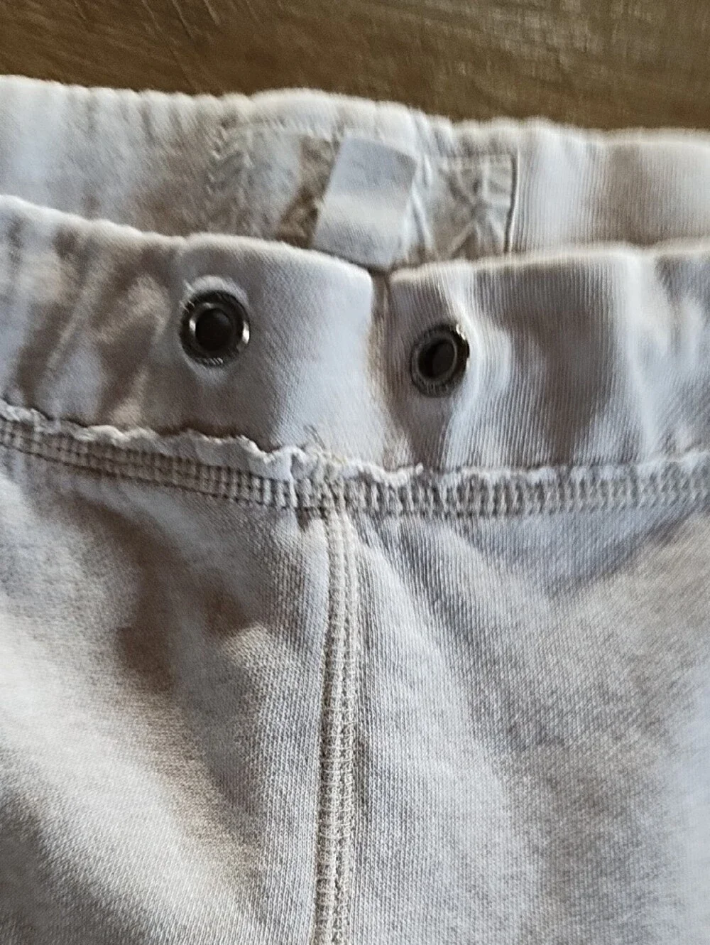 Aeropostale Light Gray Sweatpants with Pink '87' Logo
